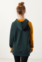 Load image into Gallery viewer, BESSIE GREEN/CURRY - HOODIE
