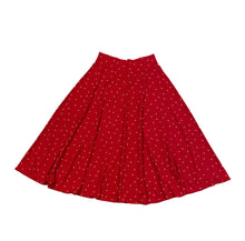 Load image into Gallery viewer, WAVEY SKIRT - DOTTIE RED
